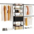 Closet System, Walk In Closet Organizer Systems with 3 Drawers, Closet