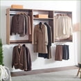 thumbnail image 1 of Closet Systems: Devi Modern Wall-Mounted Modular Wood Closet | Oak Finish | Wood Construction, 1 of 9