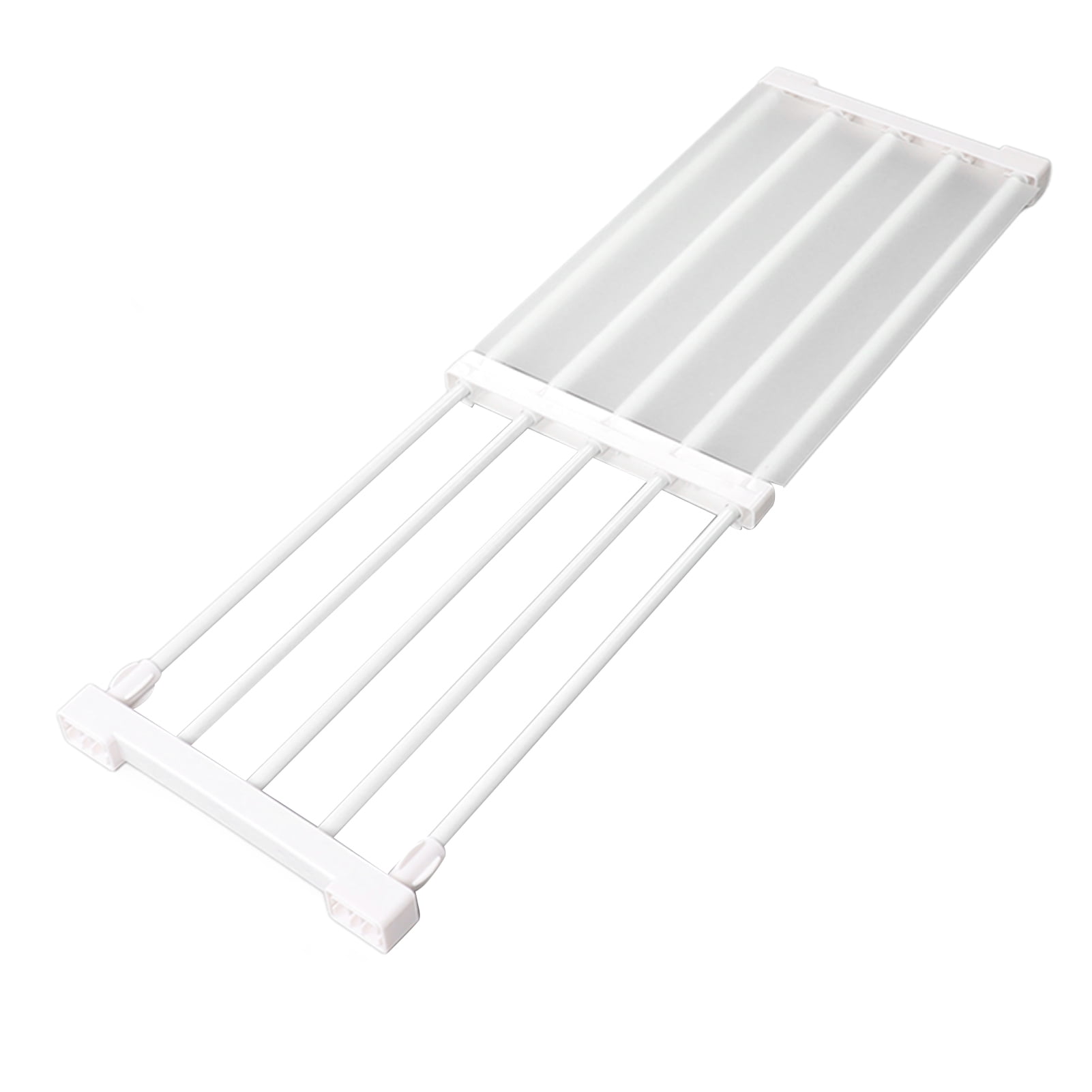 Closet Tension Shelf Steel Tube Expandable Wardrobe Rack DIY Divider