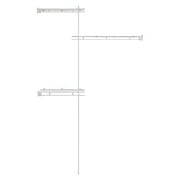 ClosetMaid Closet Organizer Kit 1640 Series - Steel, Wall-Mountable - White