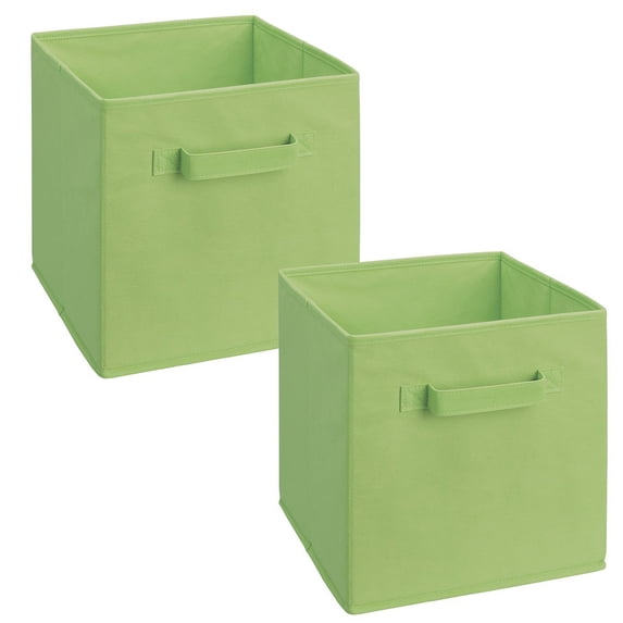 ClosetMaid 18654 Cubeicals Fabric Drawer, Green, 2-Pack