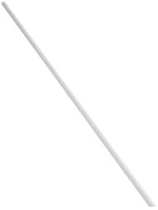 White 48-Inch Steel Hanging Closet Rod