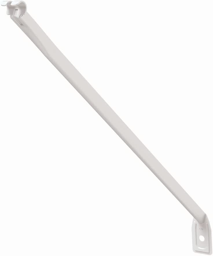ClosetMaid 21775 12Inch Support Brackets for Wire Shelving, White,12pack