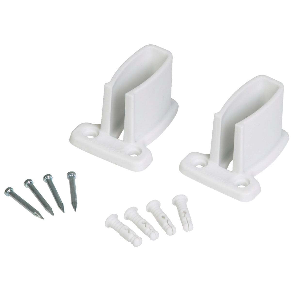 ClosetMaid White Wire Shelf Wall Brackets (12-Pack) 2178200