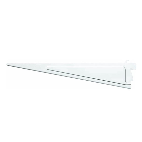 ClosetMaid 2853 ShelfTrack 12-Inch Locking Shelf Bracket, White, Quantity 6 Home & Garage Storage, Stackable Design
