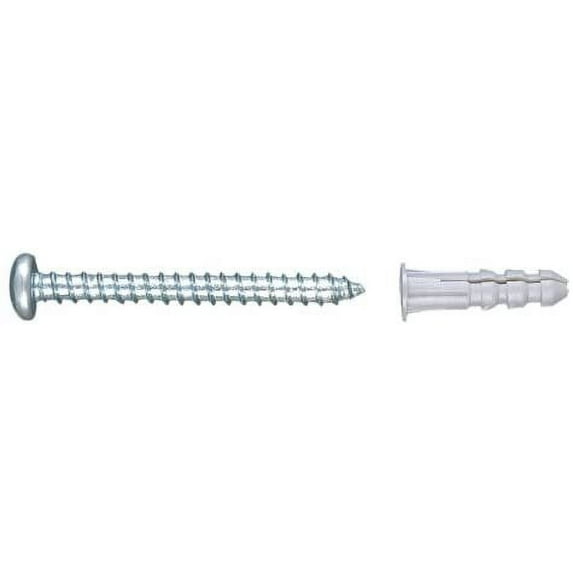 ClosetMaid 2876 Wall Anchors and Screws for Studs and Concrete, 10 Pack