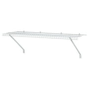 ClosetMaid Wire Shelf Kit with Hardware for Pantry, Closet, Laundry, and More, White, 4' x 12", 4 Pack