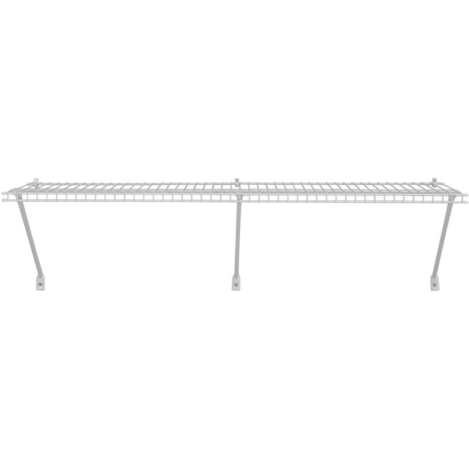 ClosetMaid White 4' x 16" Heavy-Duty Wire Utility Shelf