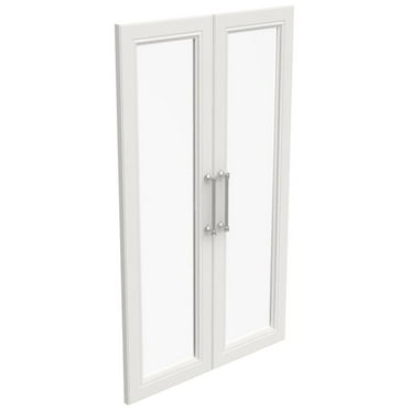 ClosetMaid 4595 Modular Closet Storage Glass 2-Door Kit- White