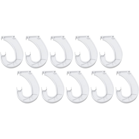 ClosetMaid 5629 Support for SuperSlide Hanging Bar, White 10 Pack