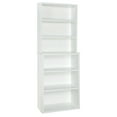 thumbnail image 1 of ClosetMaid 6 Tier Bookshelf w/Adjustable Shelves & Closed Back Panel, White, 1 of 7