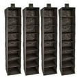 thumbnail image 1 of ClosetMaid 8 Shelf Wire Hanging Closet Fabric Organizer, Brown (4 Pk), 1 of 3