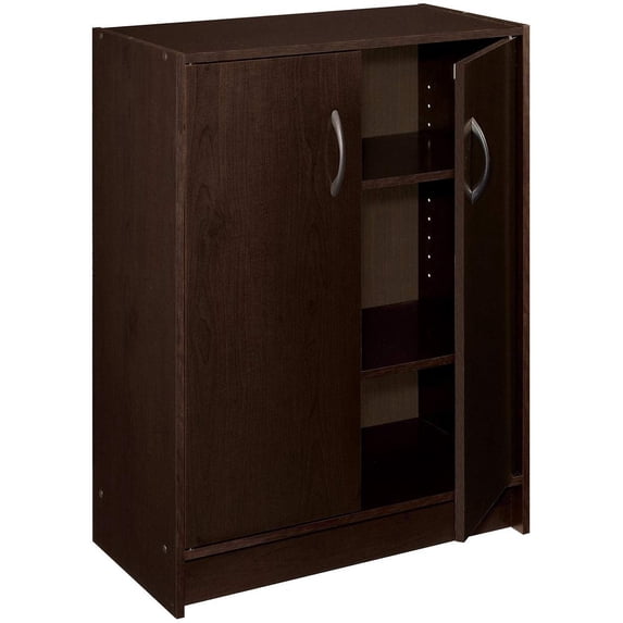 ClosetMaid 8925 2-Door Stackable Laminate Organizer, Espresso