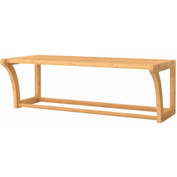 Closetmaid 10000-02530 Bamboo 24" Wide Wall Mount Wall Decor Shelf - Brown