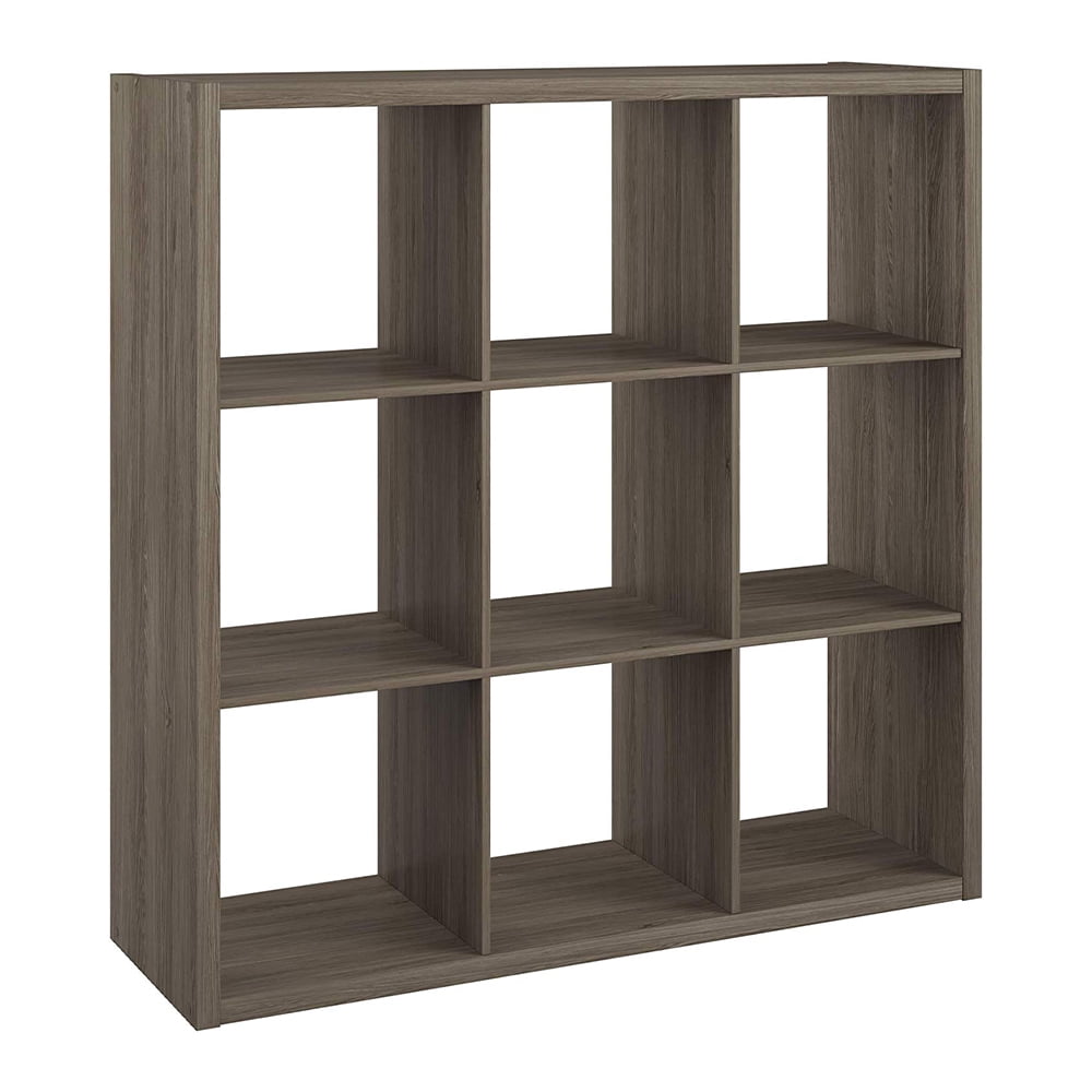 Graphite Gray Heavy Duty 9-Cube Storage Organizer for Kids and Toys