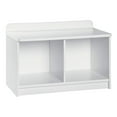 thumbnail image 1 of ClosetMaid Cubeical 149400 Heavy Duty Small Wood 2-Cube Storage Bench, White, 1 of 7