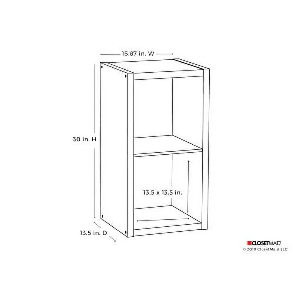 Kids' Playful White Cube Organizer Bookcase with Open Storage