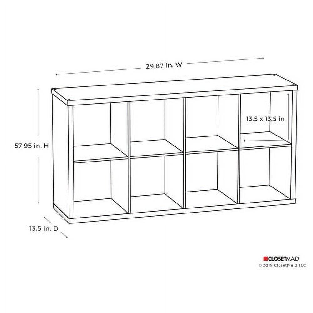 Kids' Versatile 8-Cube Brown Organizer for Playful Storage