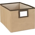 thumbnail image 1 of ClosetMaid Decorative Fabric Bin, Mocha, 1 of 2