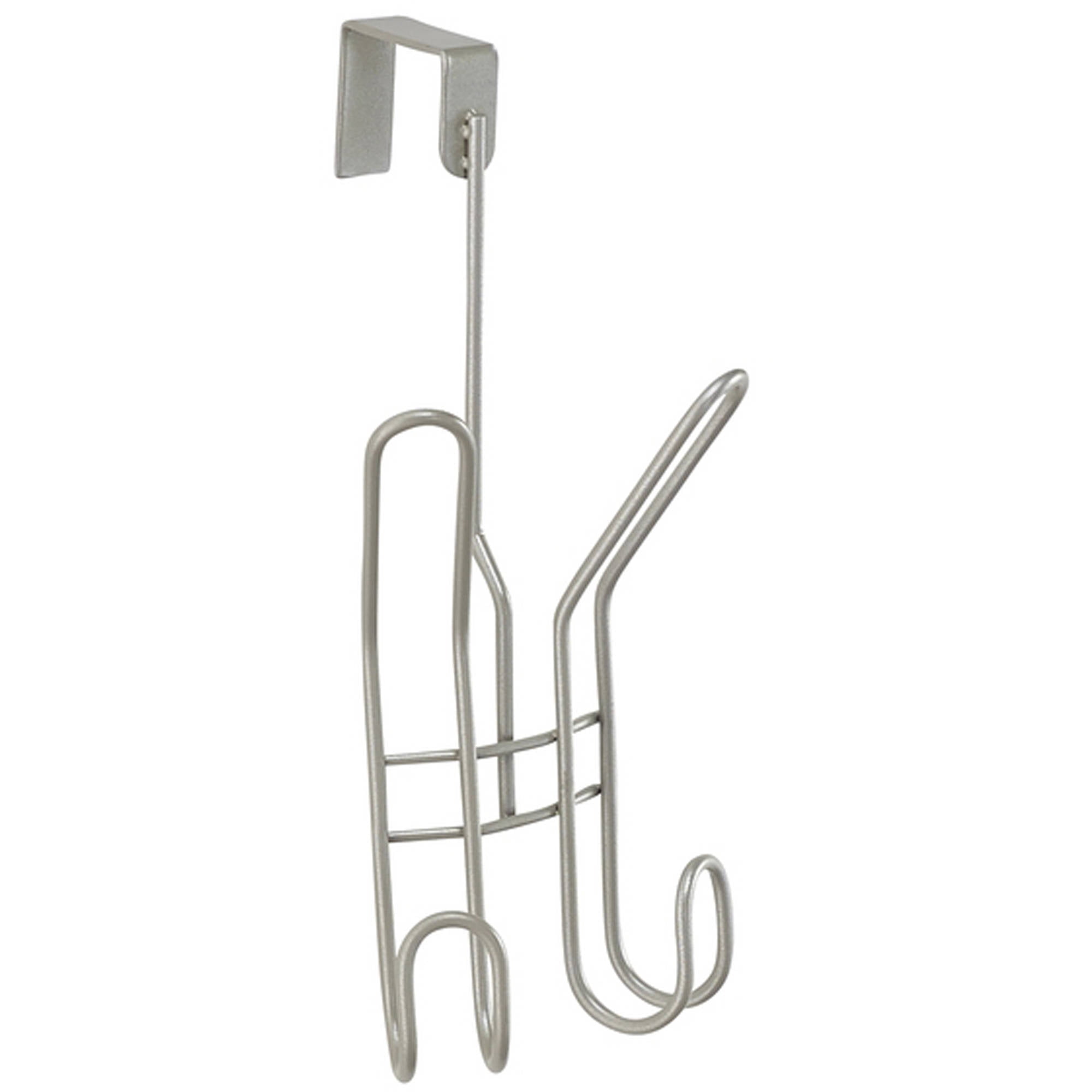 ClosetMaid Double OverTheDoor Hook, Nickel