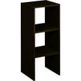 thumbnail image 1 of Open Box ClosetMaid Home Stackable 2-Cube Organizer Storage 31-Inch, Espresso, 1 of 2