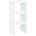 thumbnail image 1 of Open Box ClosetMaid Home Stackable 2-Cube Organizer Storage 31-Inch, White, 1 of 7