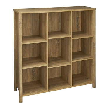 ClosetMaid Premium 9-Cube Organizer, Weathered Oak