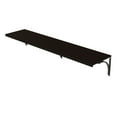 thumbnail image 1 of ClosetMaid Premium Wood Solid Closet Wall Organizer Shelf with Kit, Espresso, 1 of 11