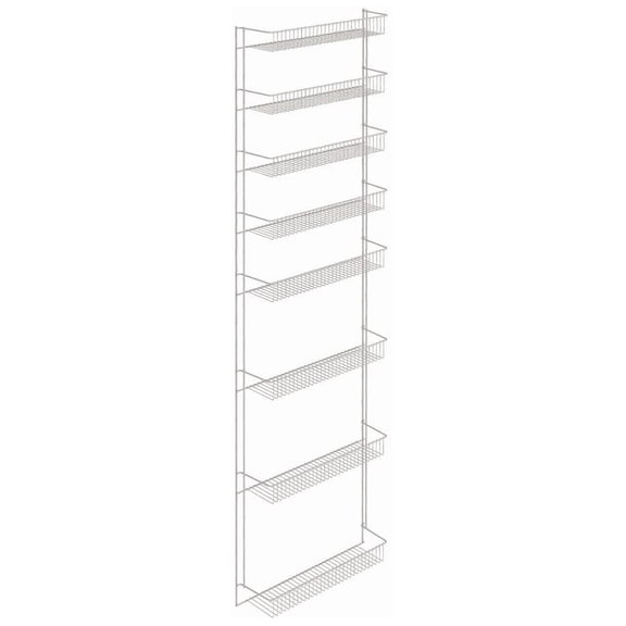 ClosetMaid Wall Mounted 8-Tier Storage Rack, White