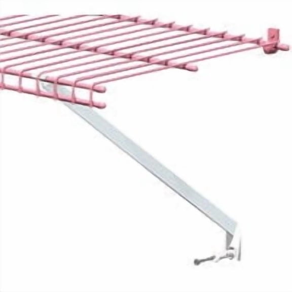 ClosetMaid White Wire Shelving Support Bracket 12-Pack - Pack of 4 Value Multipack