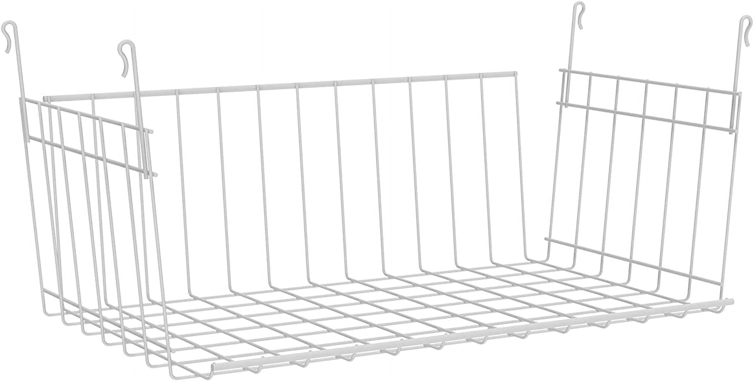ClosetMaid Wire Hanging Shelf Basket for Storage, Organization in