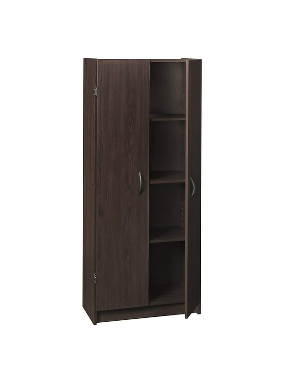 ClosetMaid Wooden Pantry Cabinet for Added Storage and Organization, Espresso