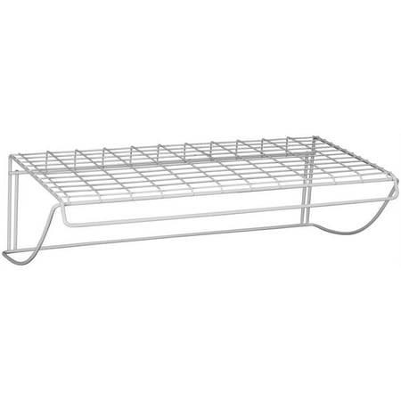 ClosetMaid® 28279 Reversible Laundry/Utility Shelf, White, 24"
