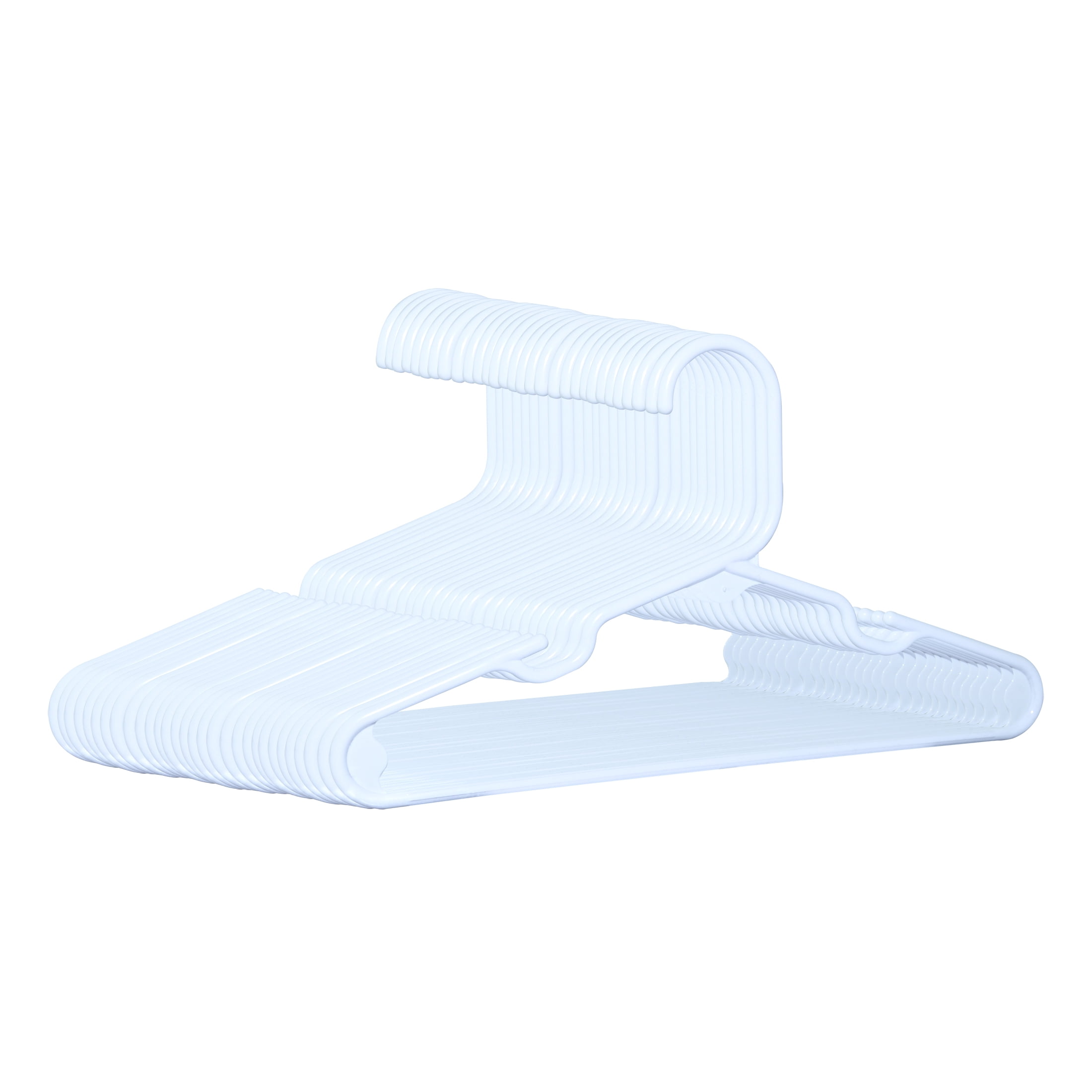 ClosetSelect Children's Hanger for Any Clothing Type, White 30 Count