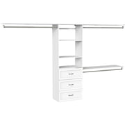 Closetmaid 10000-07313 Suitesymphony 5 To 10 Foot Wide Closet System - White