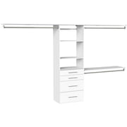 Closetmaid 10000-07316 Suitesymphony 5 To 10 Foot Wide Closet System - White