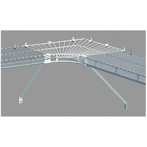 Closetmaid 21067 Corner Shelf Kit, 16 in W