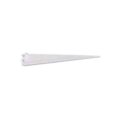 ClosetMaid 2853 ShelfTrack 12-Inch Locking Shelf Bracket, White, Quantity 6