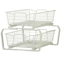 Mainstays 2-Tier Pull-Out Spice Organizer, White - Walmart.com