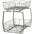 thumbnail image 1 of Closetmaid 308900 18" H X 14" W 2 Tier Kitchen Cabinet Pull Out Bottom Mount Basket, 1 of 9