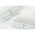 thumbnail image 1 of ClosetMaid Hang Bar Connectors Closet Bar Adapter - Hanging - 2 Pack, White, 1 of 2