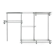 Closetmaid 7880800 Shelftrack 4 To 6 Foot Wide 4 Shelf Steel Wire Vinyl Coated Closet