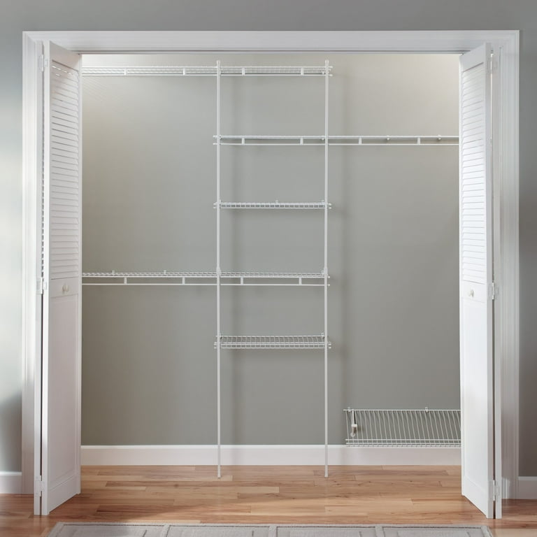 Closetmaid Shelving Organizer Kit, Easy Storage Solution with Wire