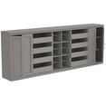 thumbnail image 1 of Closetmaid Ms-2116-18S4dr2d Modular 107" Wide Storage Cabinet Entertainment Center Tv, 1 of 7