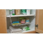 Closetmaid Multi-Purpose Under-Shelf Hanging Wire Storage Basket, White