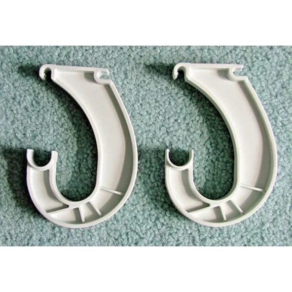 Closetmaid Rod Bar Support Hanger Bracket Hooks (2)