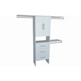 thumbnail image 1 of Closetmaid Ss-12015 Suitesymphony Adjustable Width Closet Organization System - White, 1 of 7