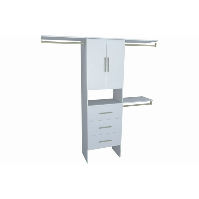 Closetmaid Ss-12015 Suitesymphony Adjustable Width Closet Organization System - White