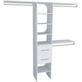 thumbnail image 1 of Closetmaid Ss16-Cos2dr-M Suitesymphony 6 To 9 Foot Wide Closet Organizer Tower System -, 1 of 7