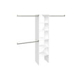 thumbnail image 1 of closetmaid 4868 suitesymphony 16-inch starter tower kit, pure white, 1 of 7